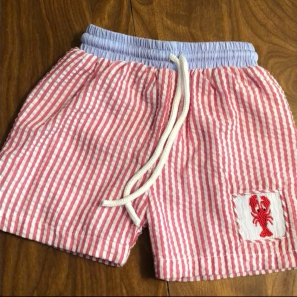 Smocked swim trunks